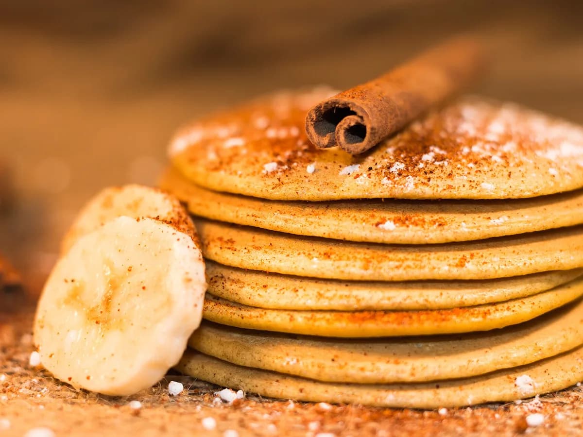 Tortitas de avena y plátano, receta casera